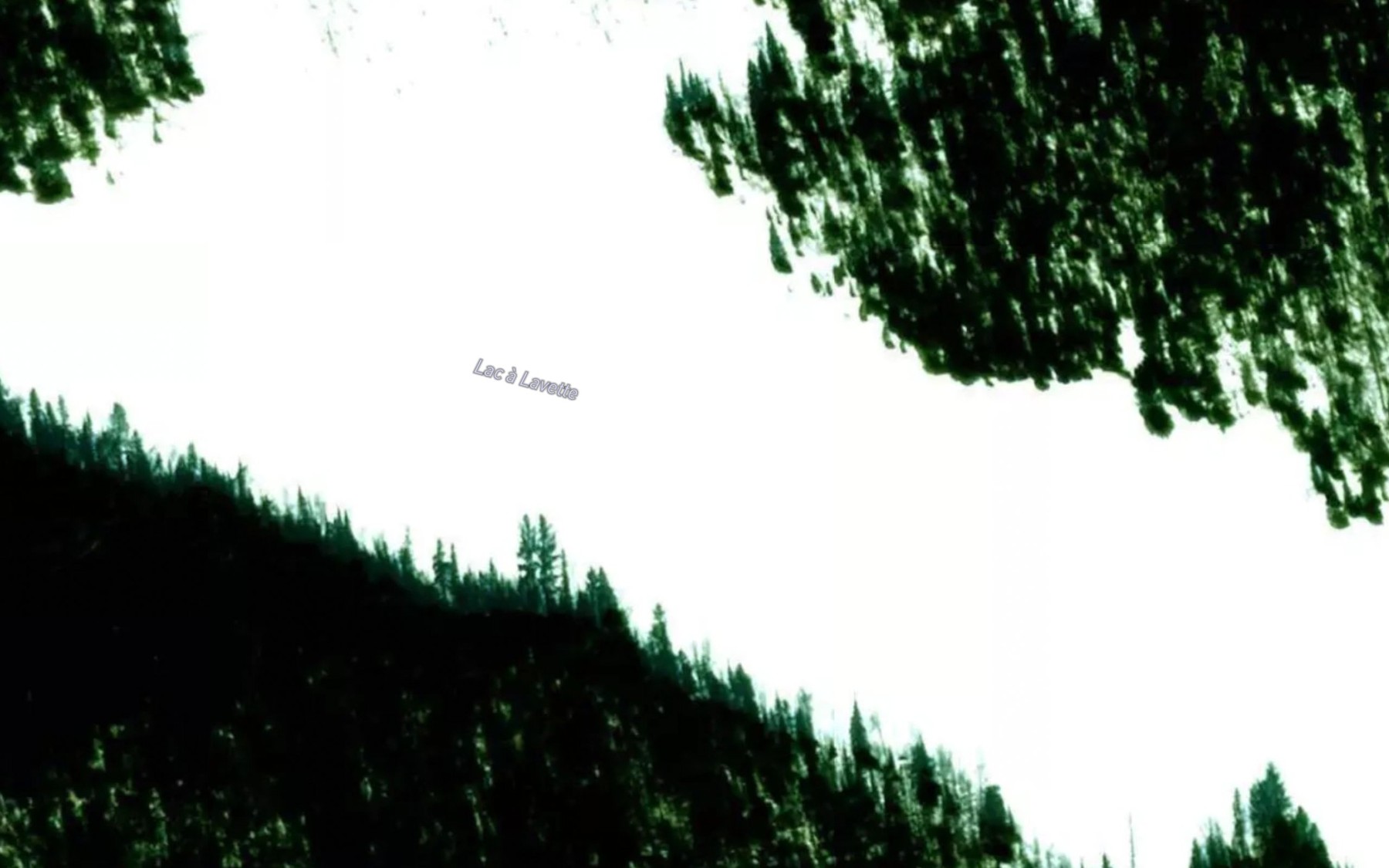 Satellite map of the Lac a Lavette