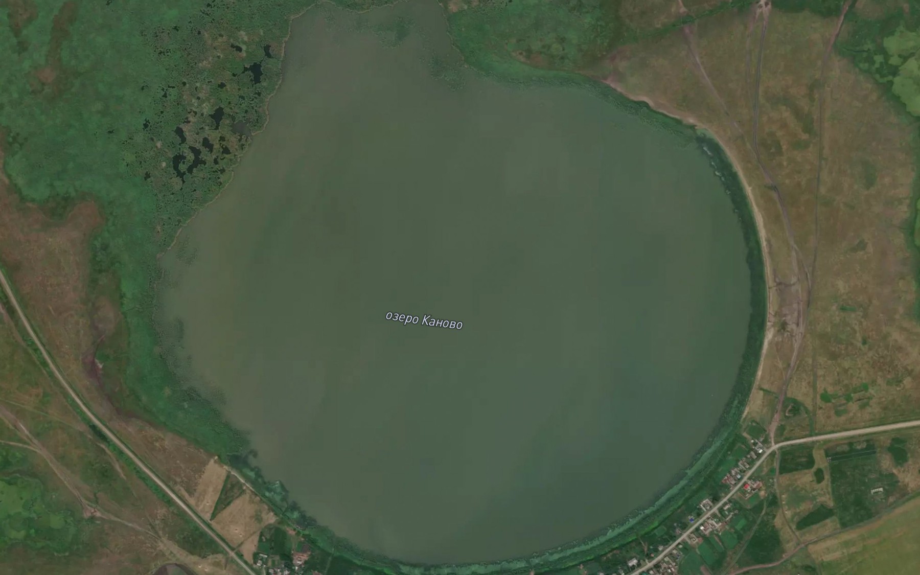 Satellite map of the Ozero Kanovo