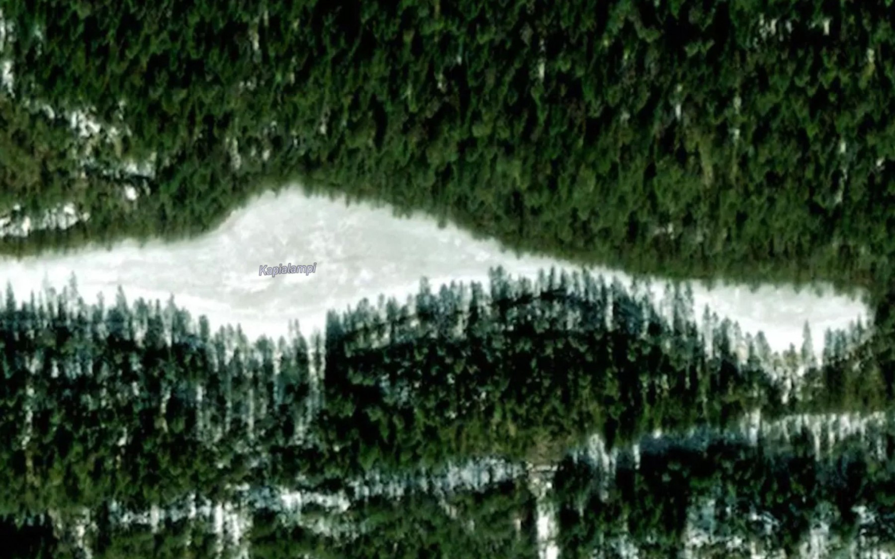 Satellite map of the Kapialampi