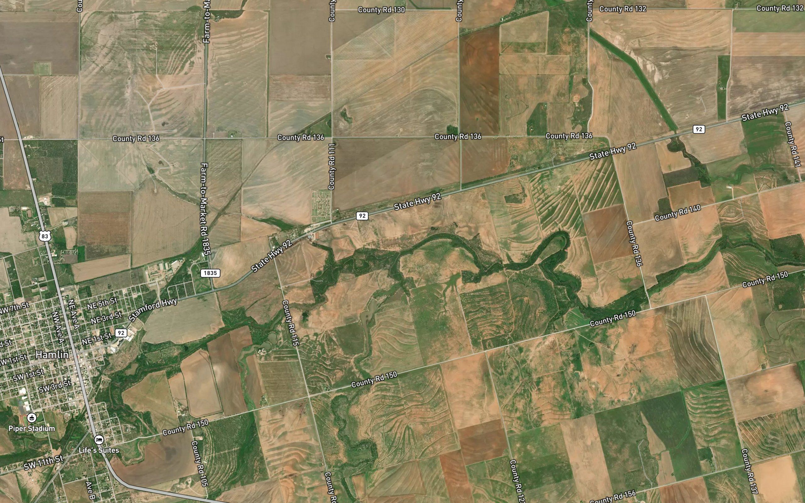Dry California Creek