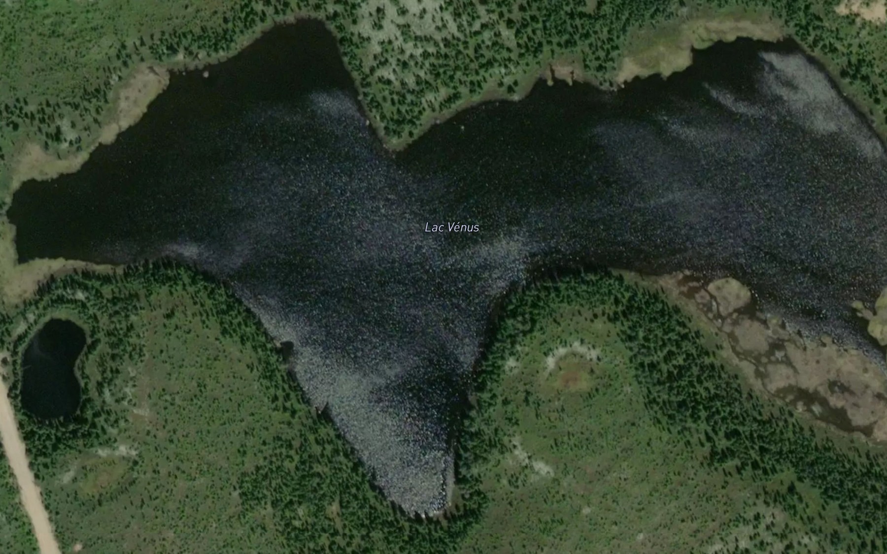 Satellite map of the Lac Venus