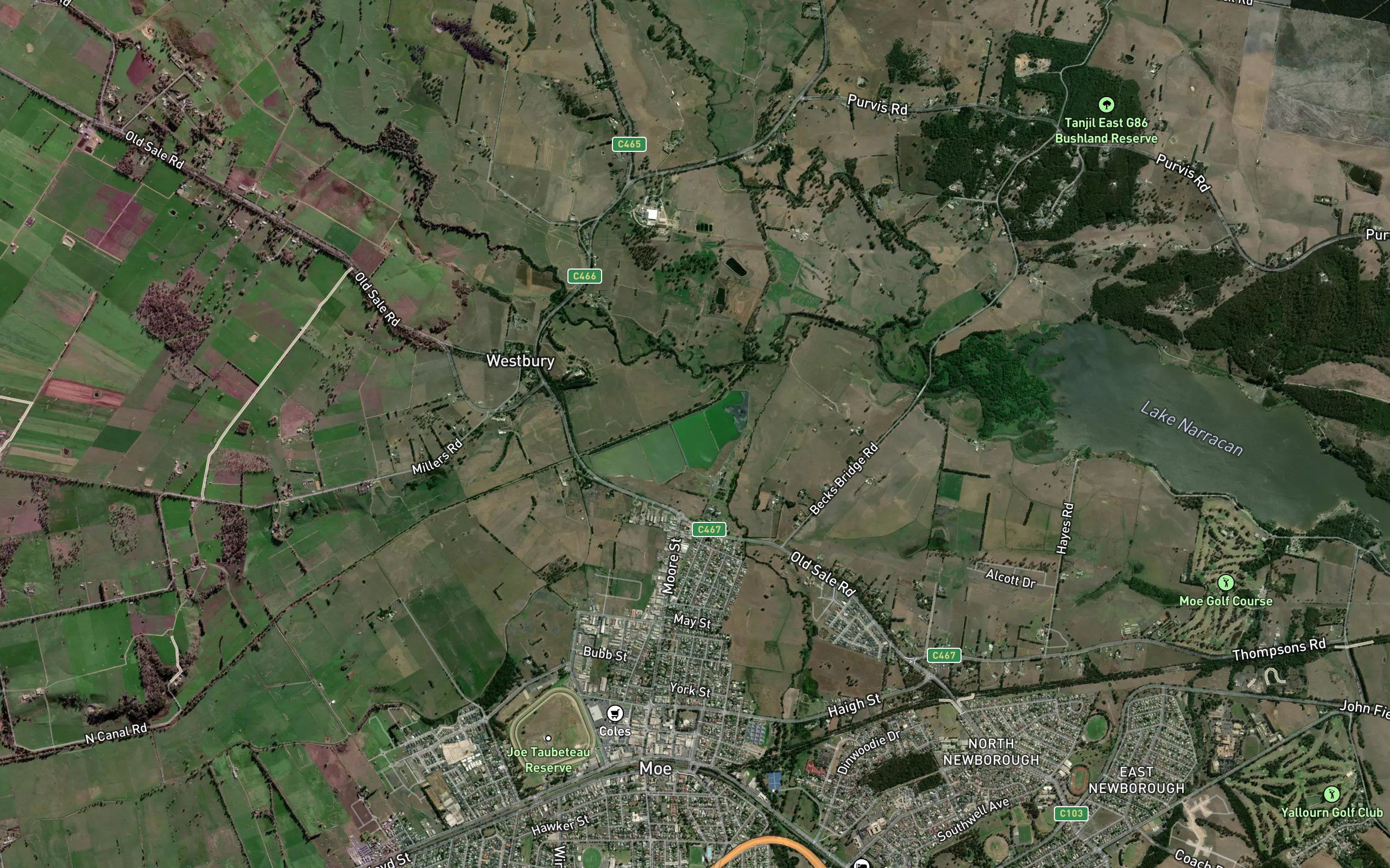 Moe Sewage Authority Settling Pond