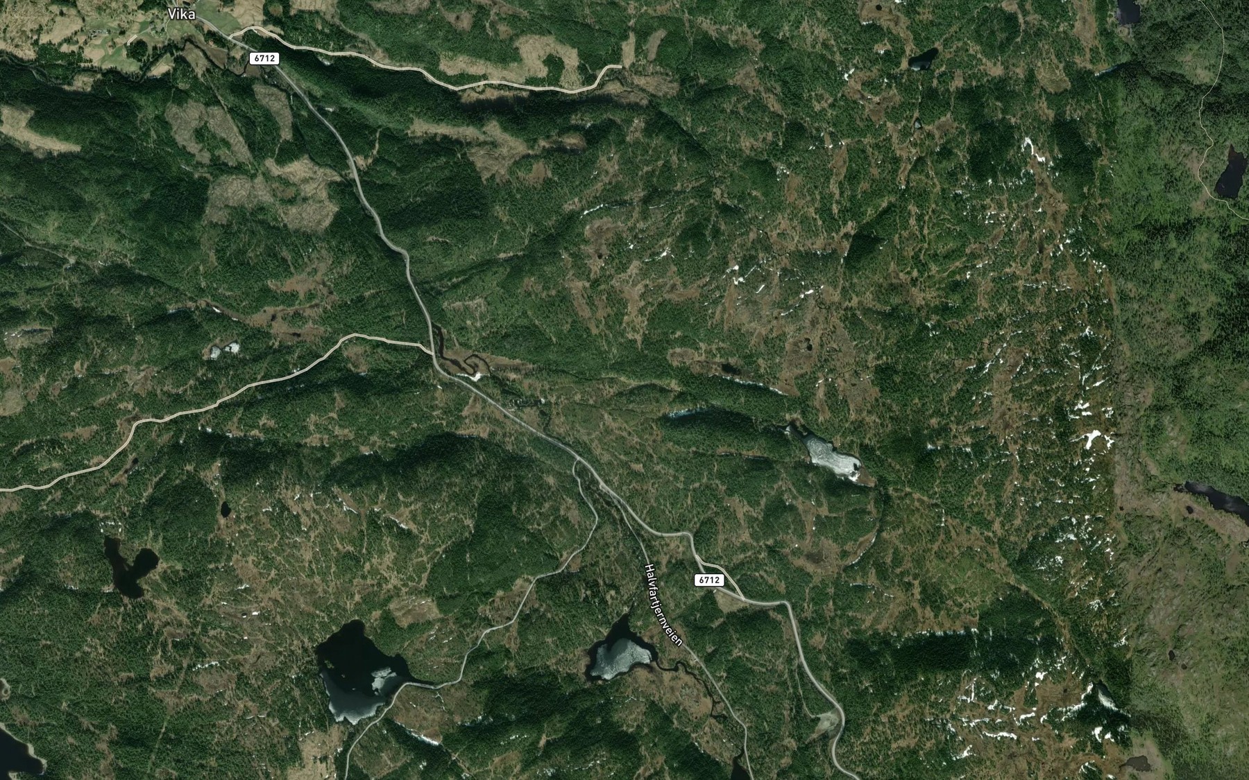 Satellite map of the Solemstjornbekken