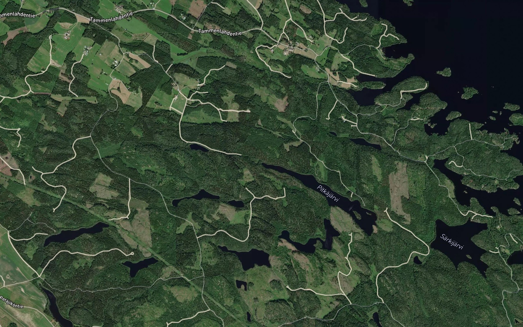 Satellite map of the Sulunjoki