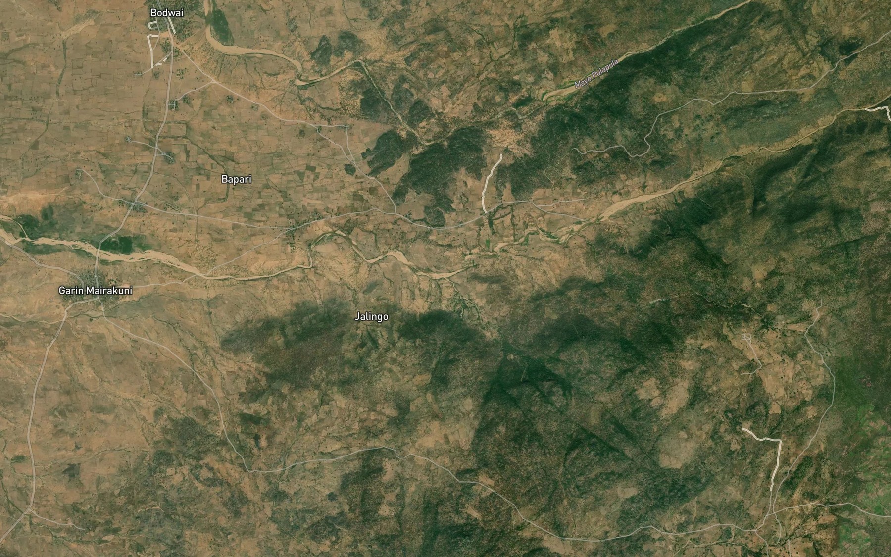 Satellite map of the MayelYama