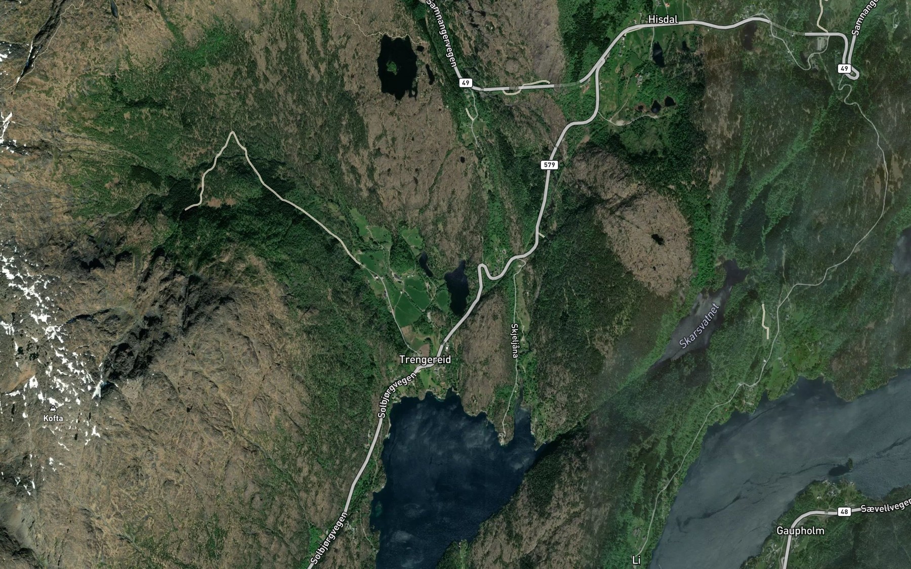 Satellite map of the Nordbovatnet