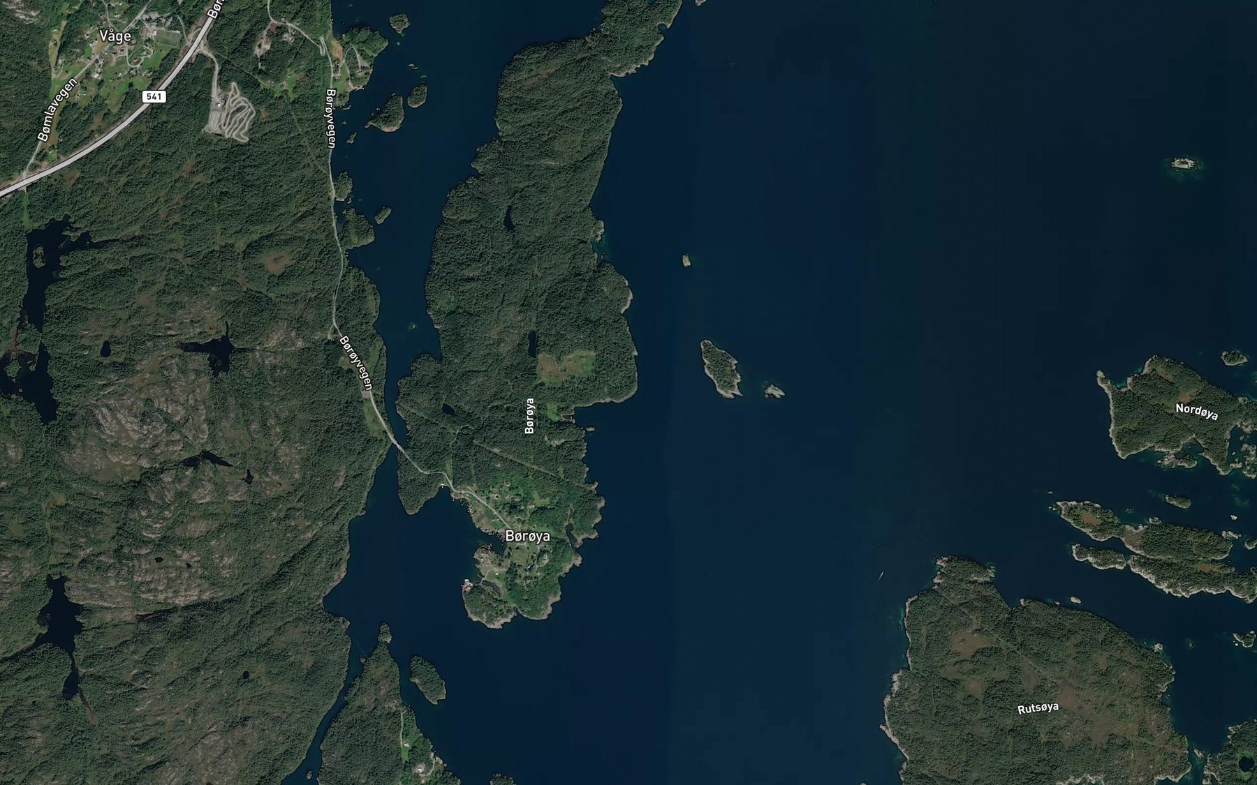 Satellite map of the Gronaviksneset