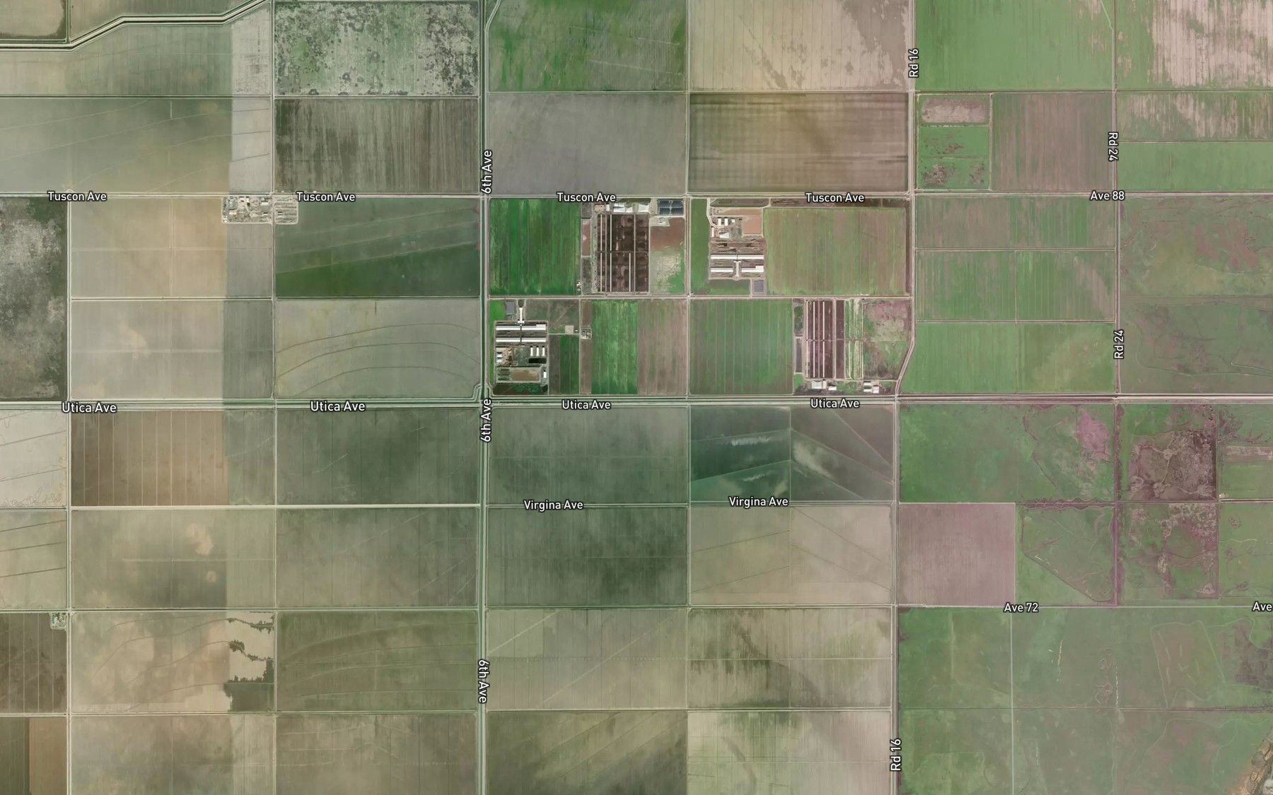 Satellite map of the Lateral A