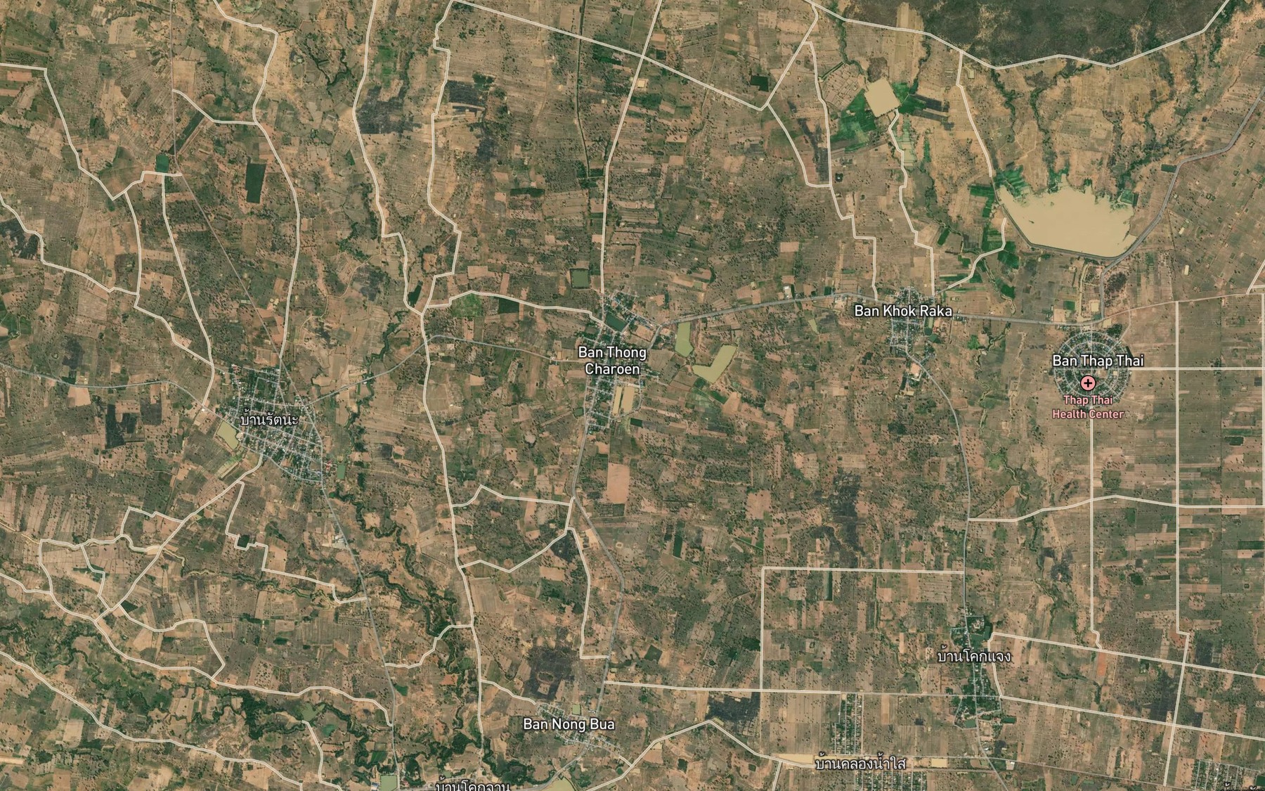 Satellite map of the Nong Phra