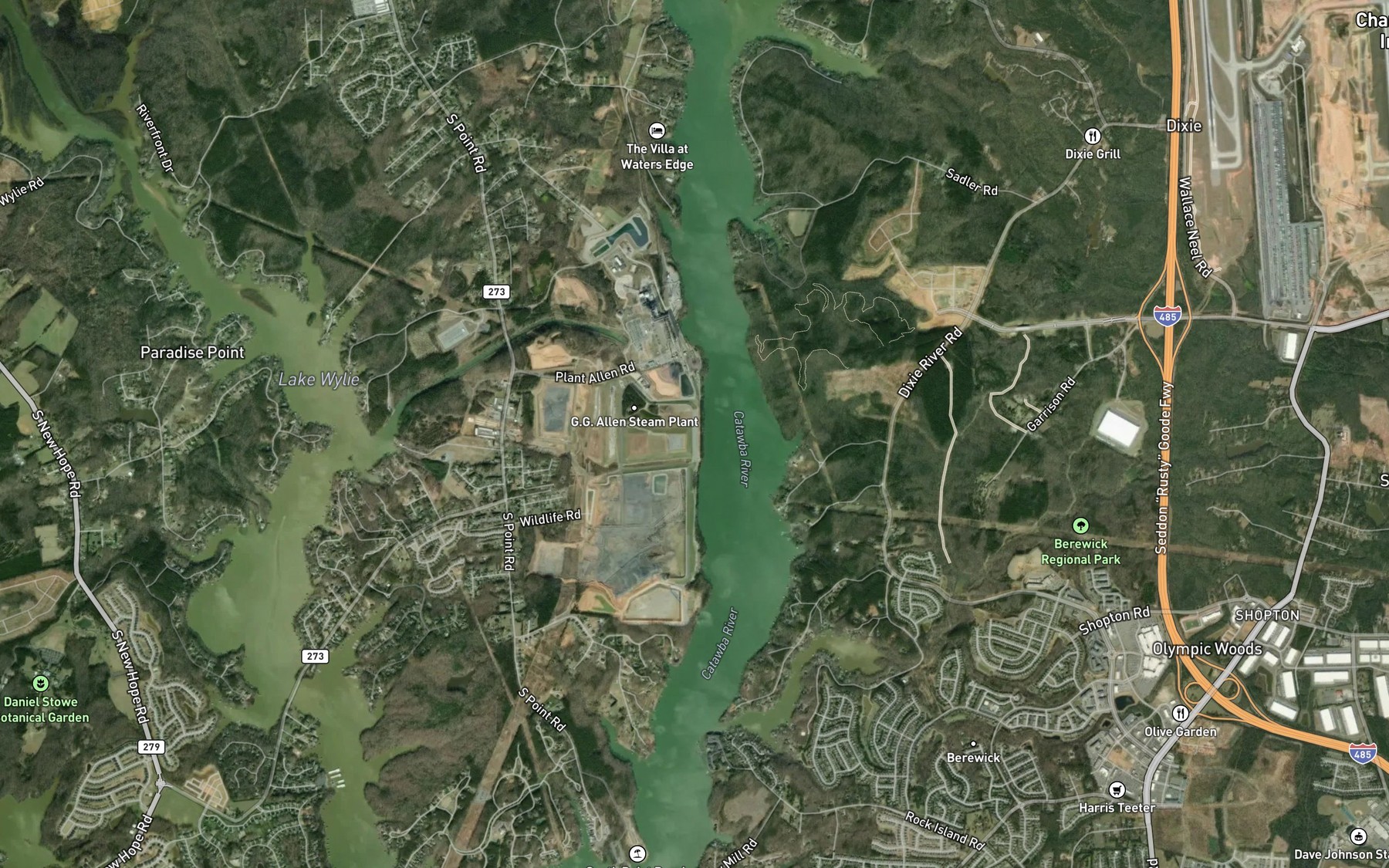 Satellite map of the Noname