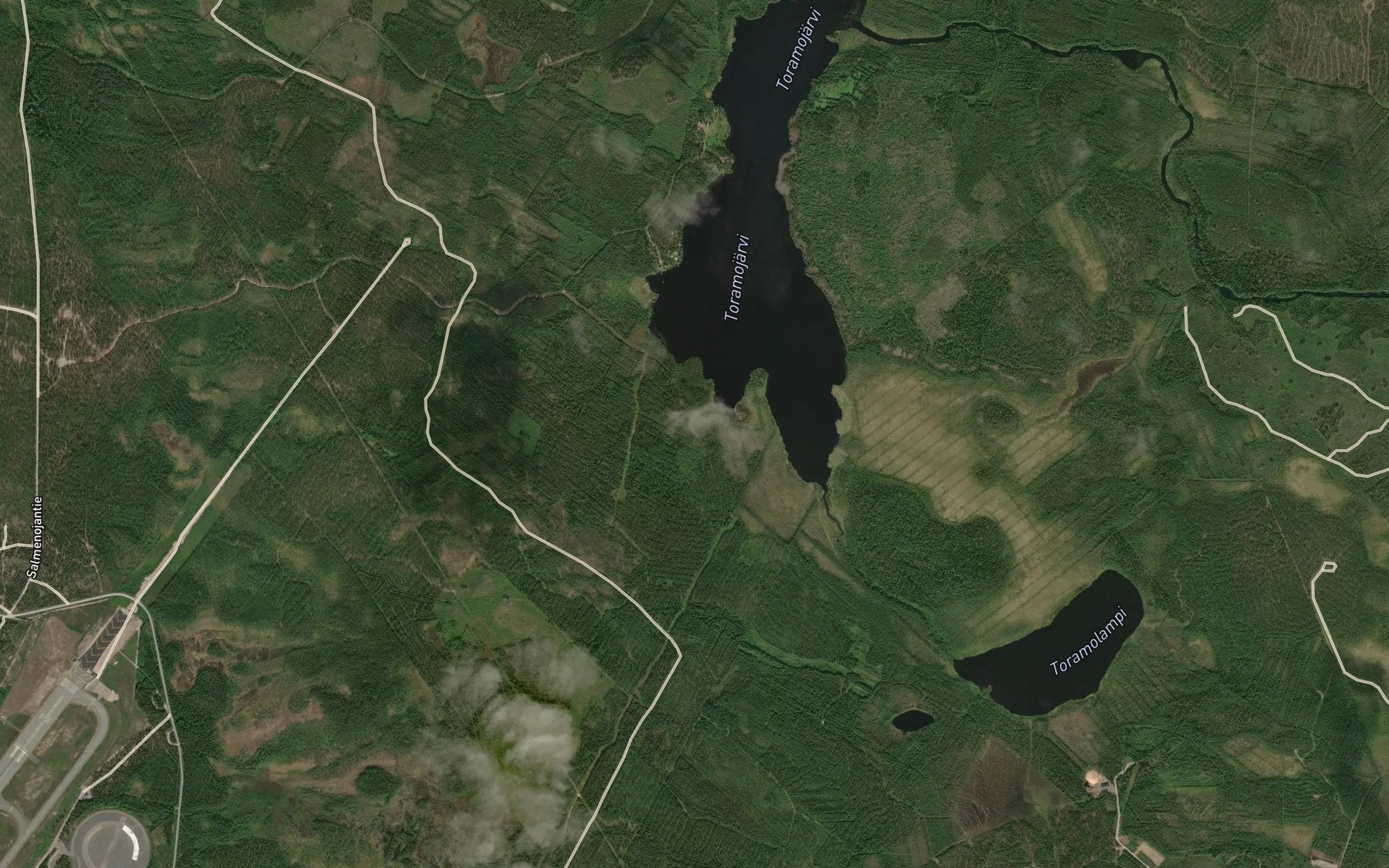Satellite map of the Toramojarvi