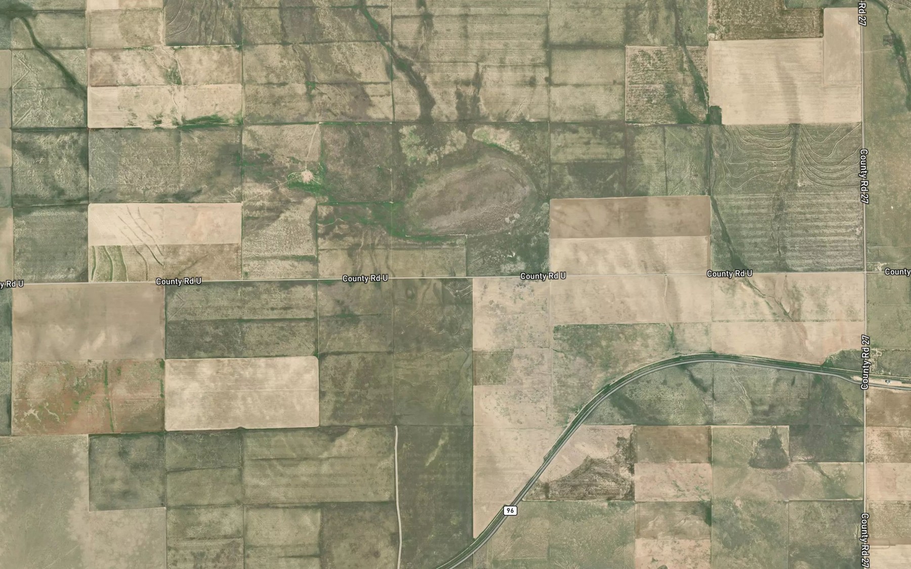 Satellite map of the Red Lake