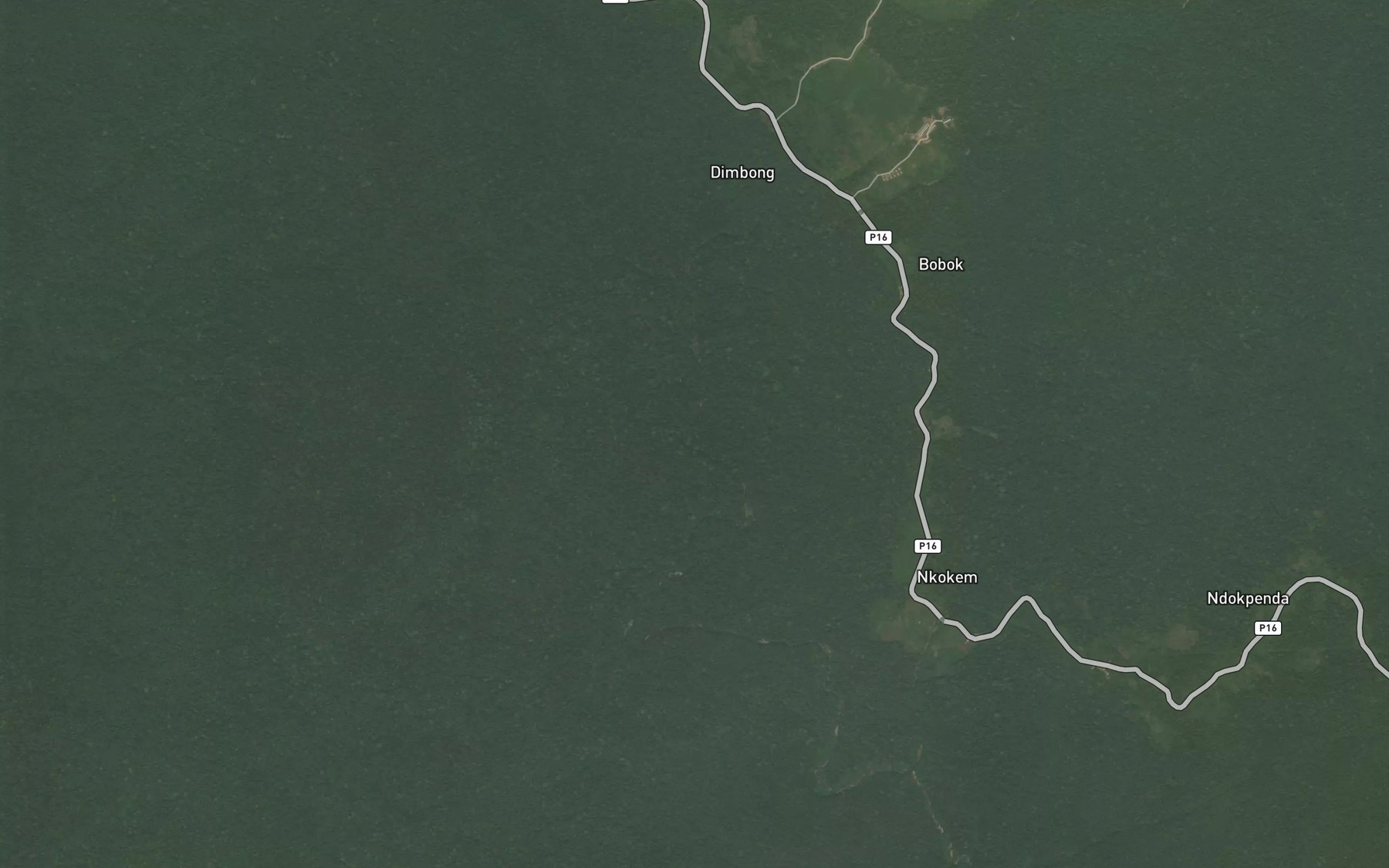 Satellite map of the Mabobe