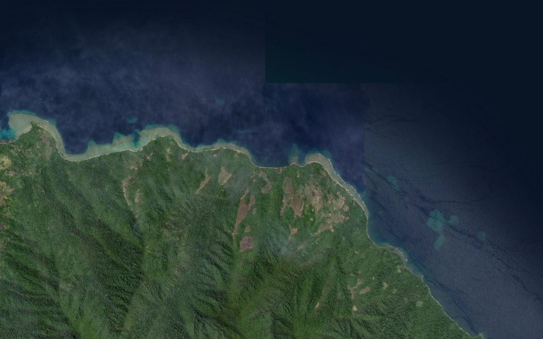 Satellite map of the Rip Creek
