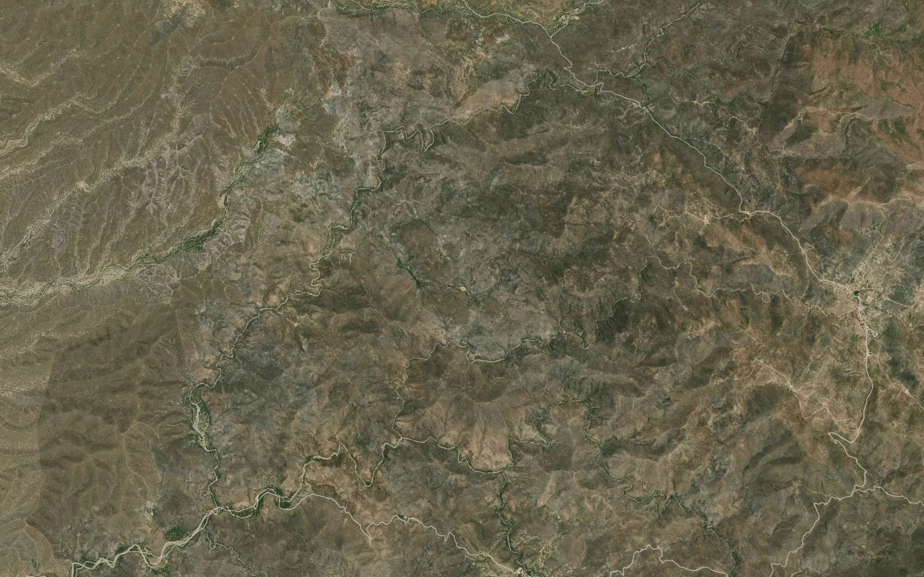 Satellite map of the Bordos el Toro