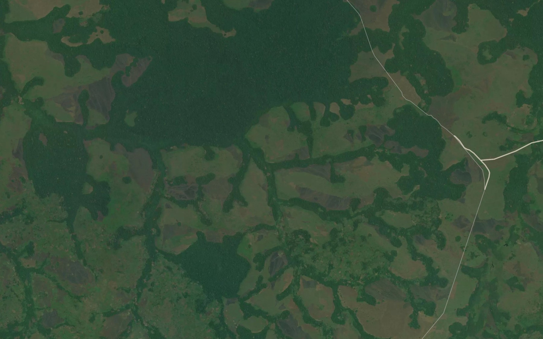 Satellite map of the Musangwa