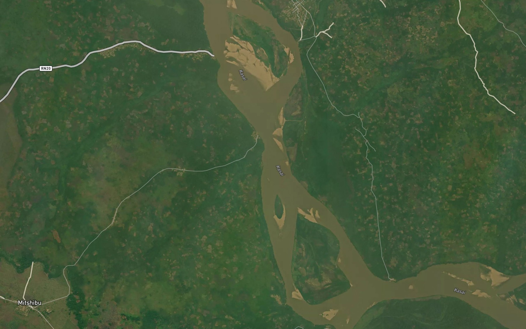 Satellite map of the Lutetshe