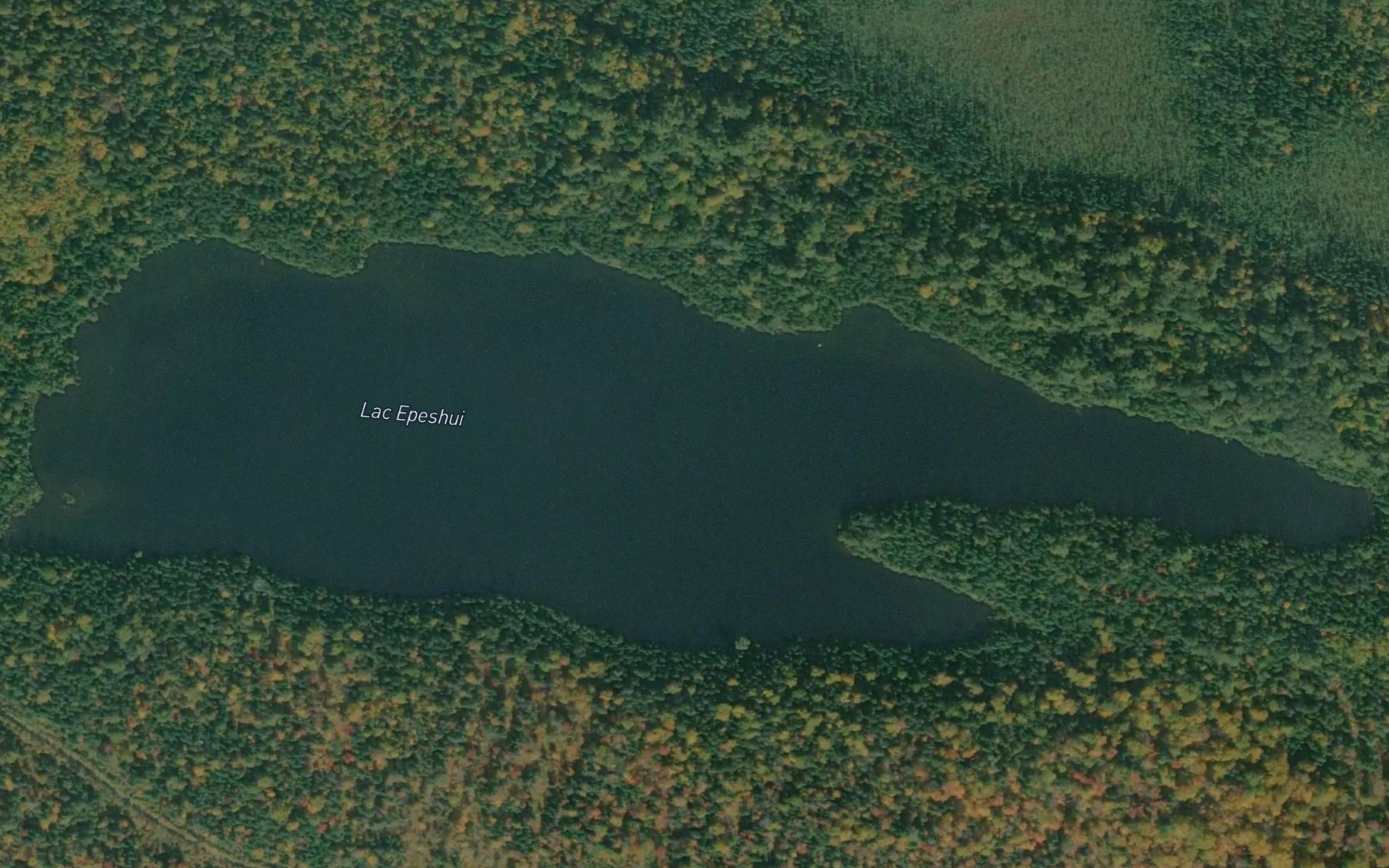 Satellite map of the Lac Epeshui