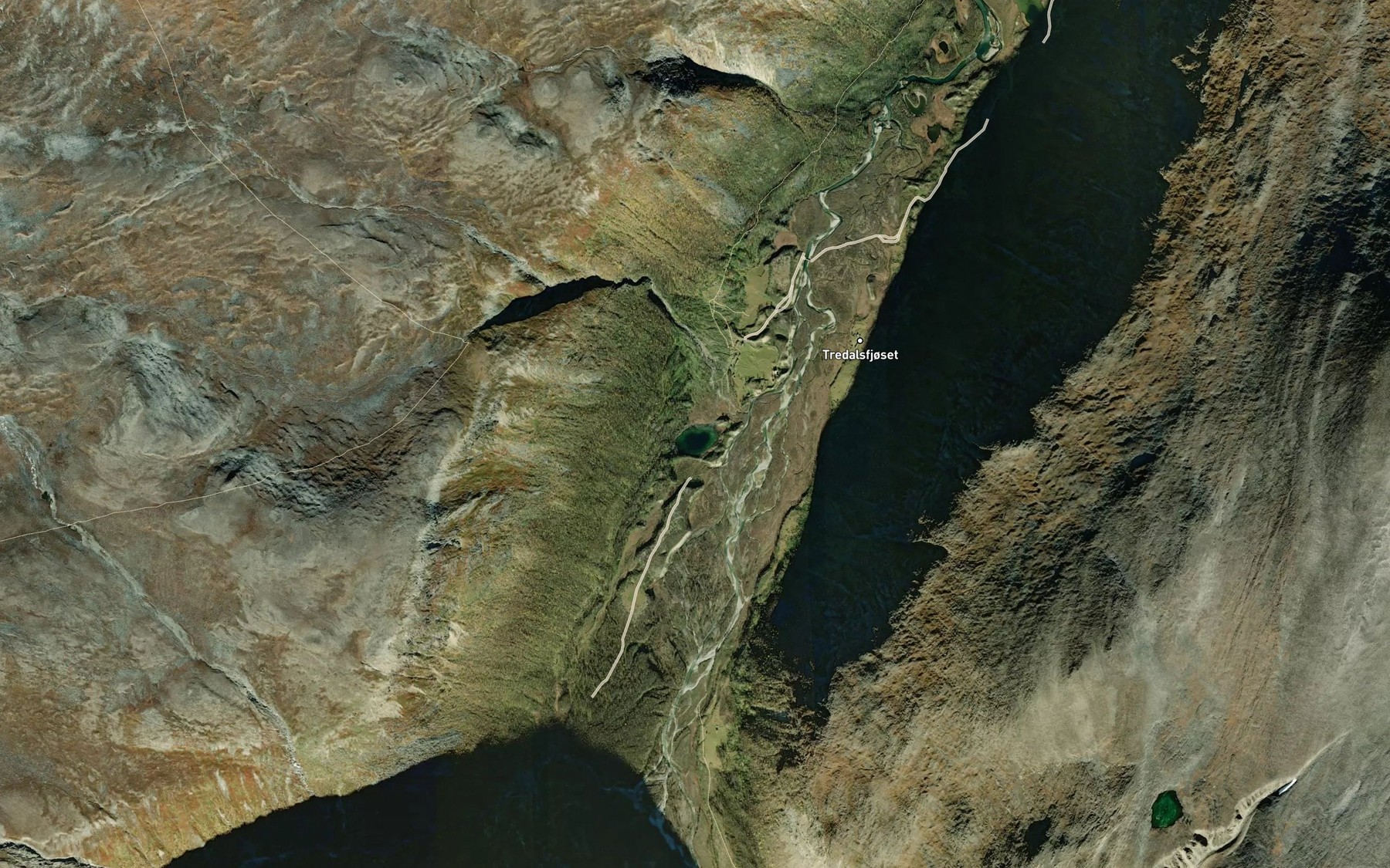 Satellite map of the Gammelsetertjonna