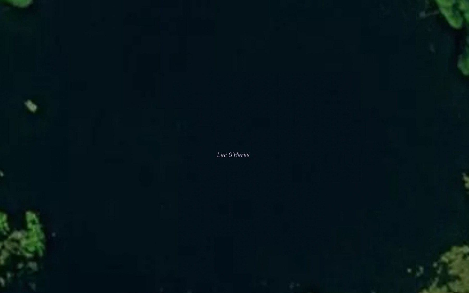 Satellite map of the Lac O'Hares