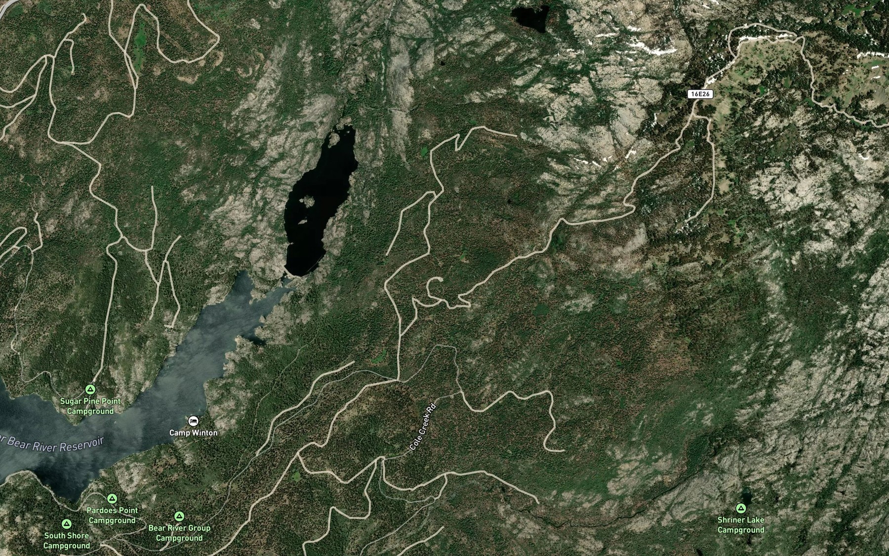 Satellite map of the Ham Spring
