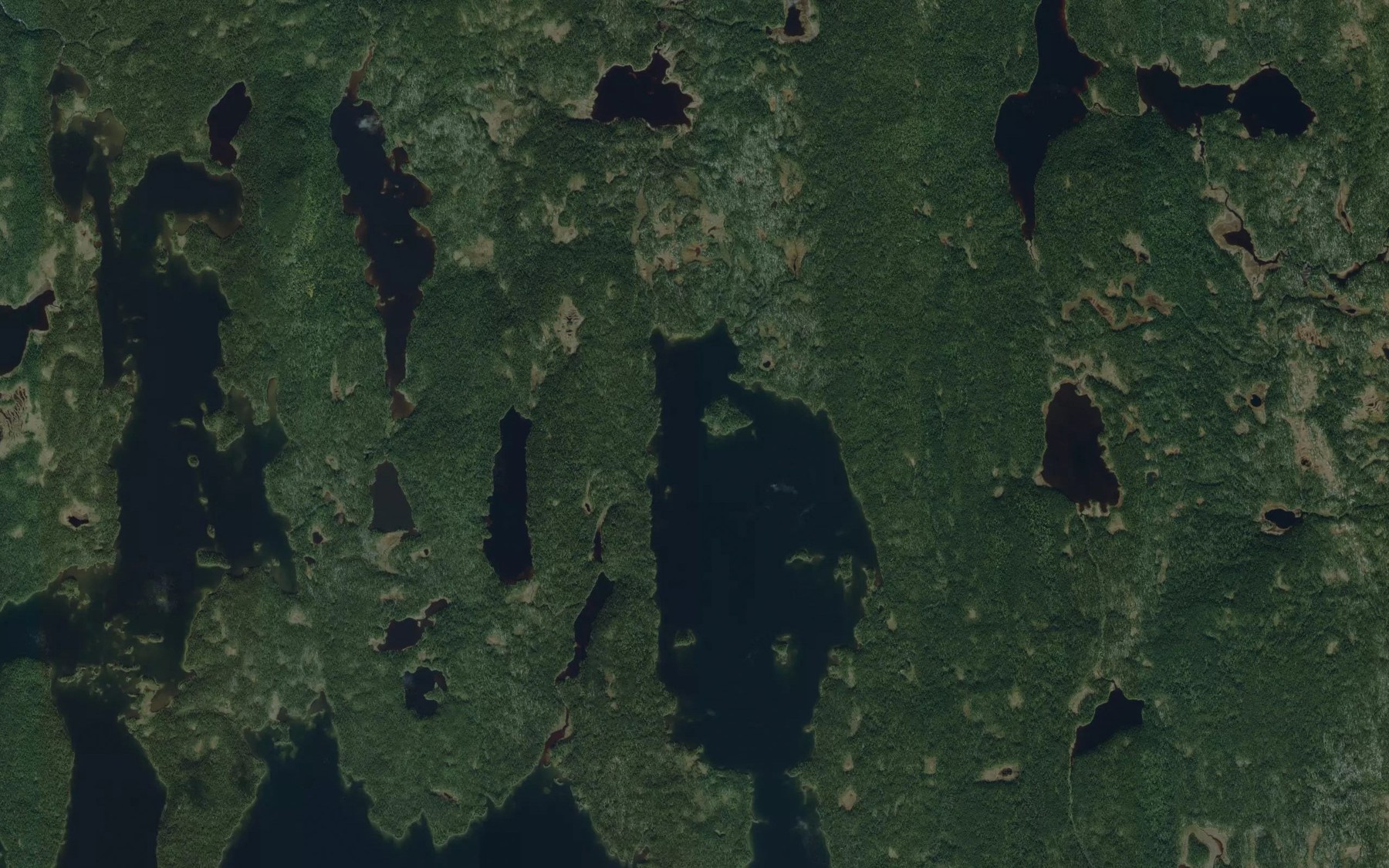 Satellite map of the Baie du Nord-Est