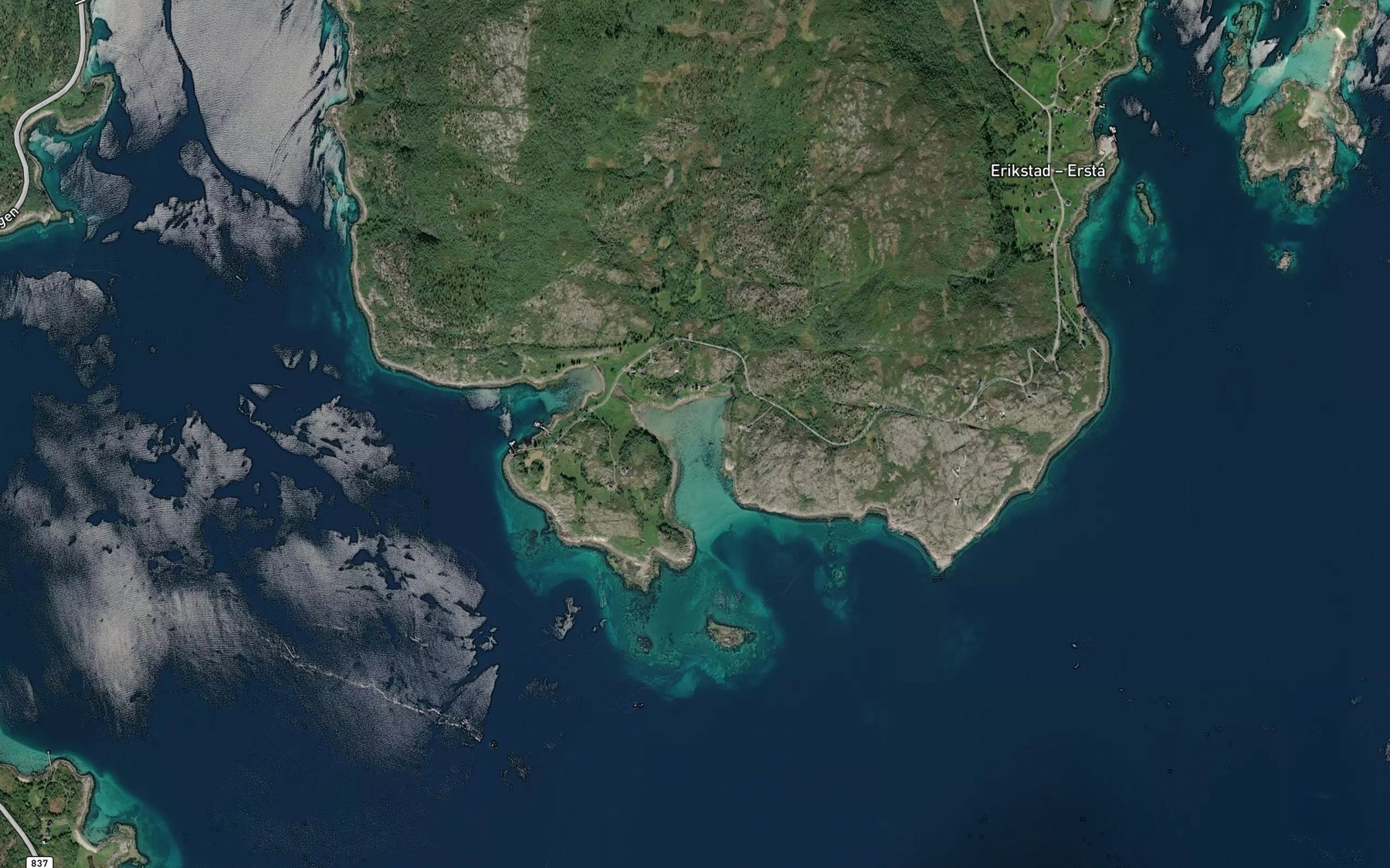 Satellite map of the Innerosen