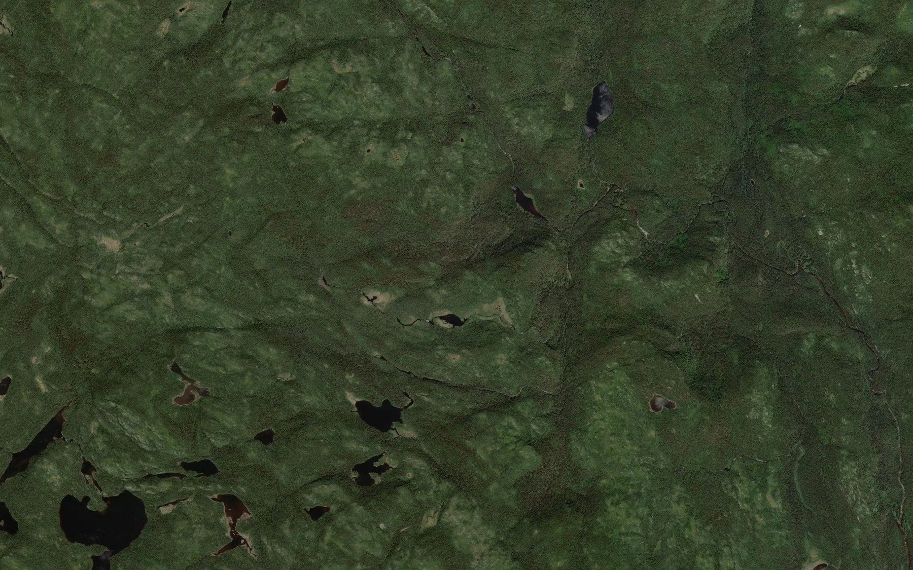 Satellite map of the Etang Villeraux