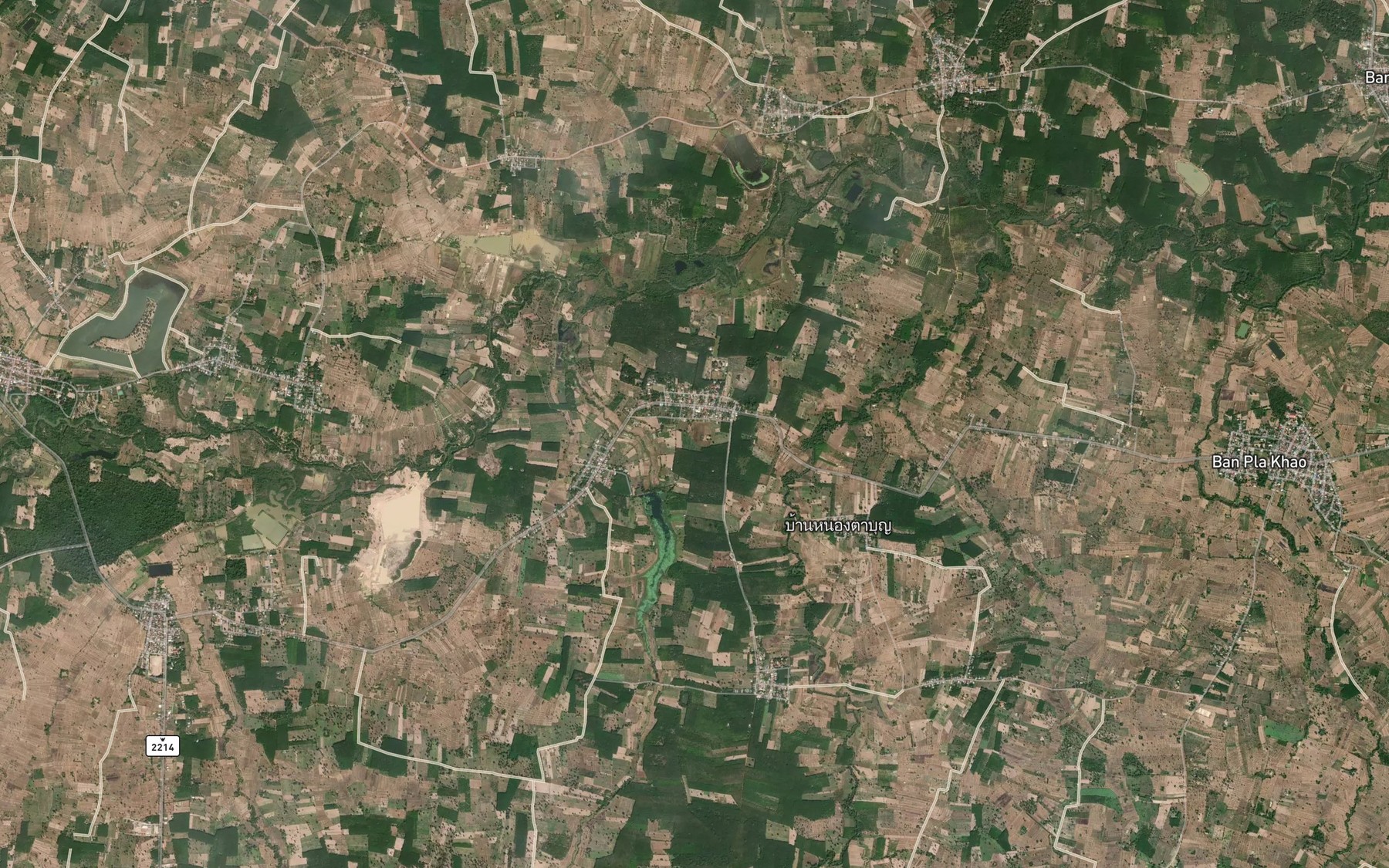 Satellite map of the Nong Din Dam