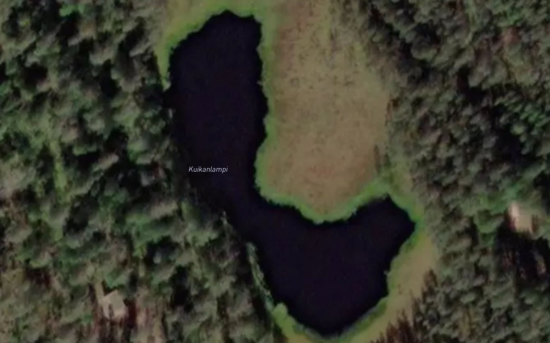 Satellite map of the Kuikanlammit