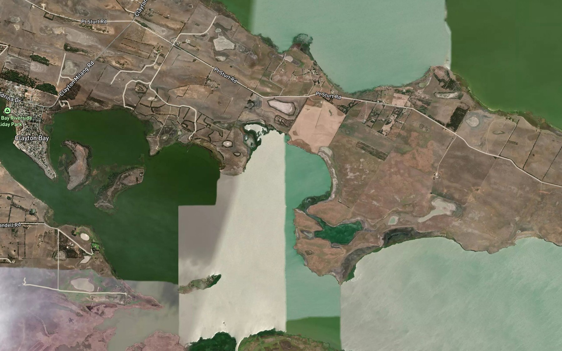 Satellite map of the Marshall Bight