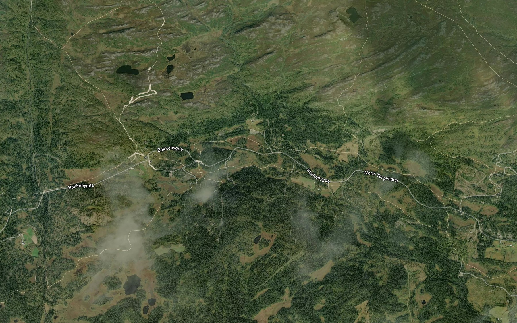 Satellite map of the Lundbekken