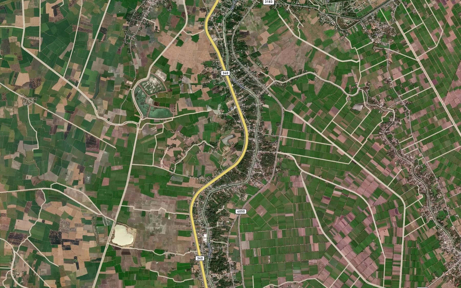 Satellite map of the Bueng Suatmon