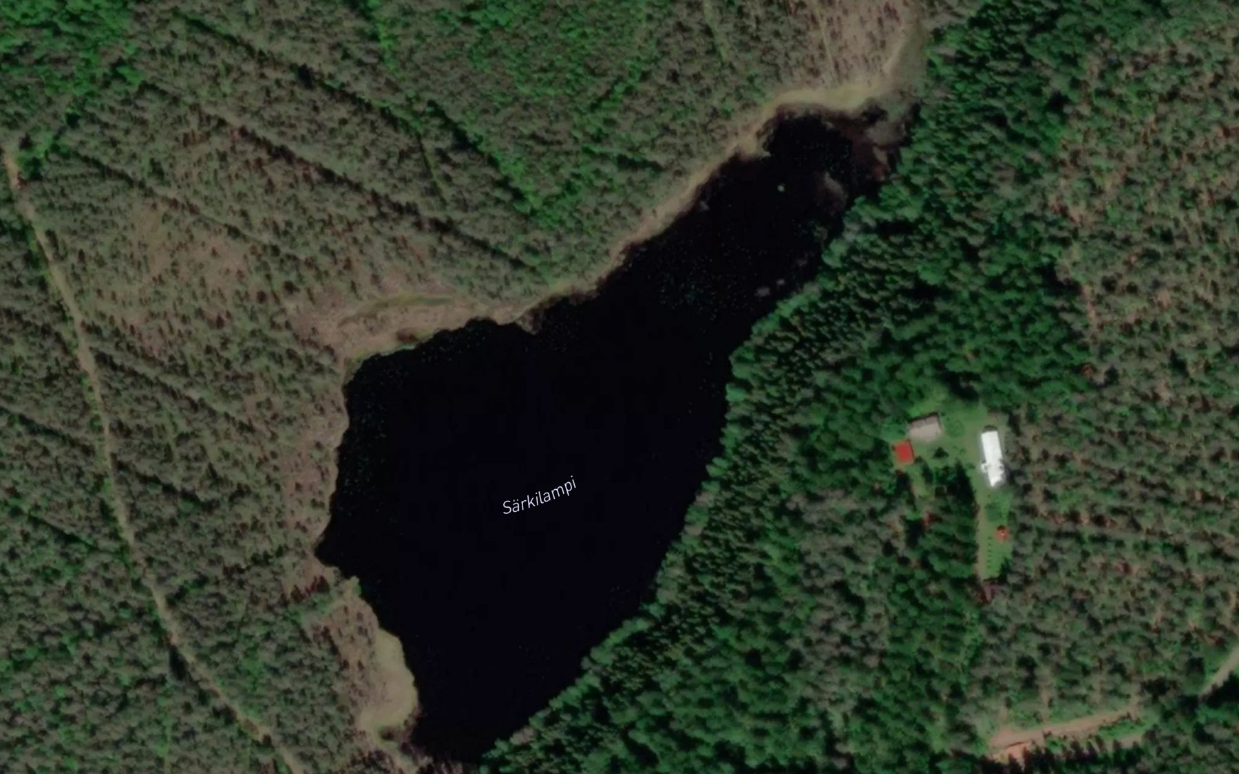 Satellite map of the Sarkilampi