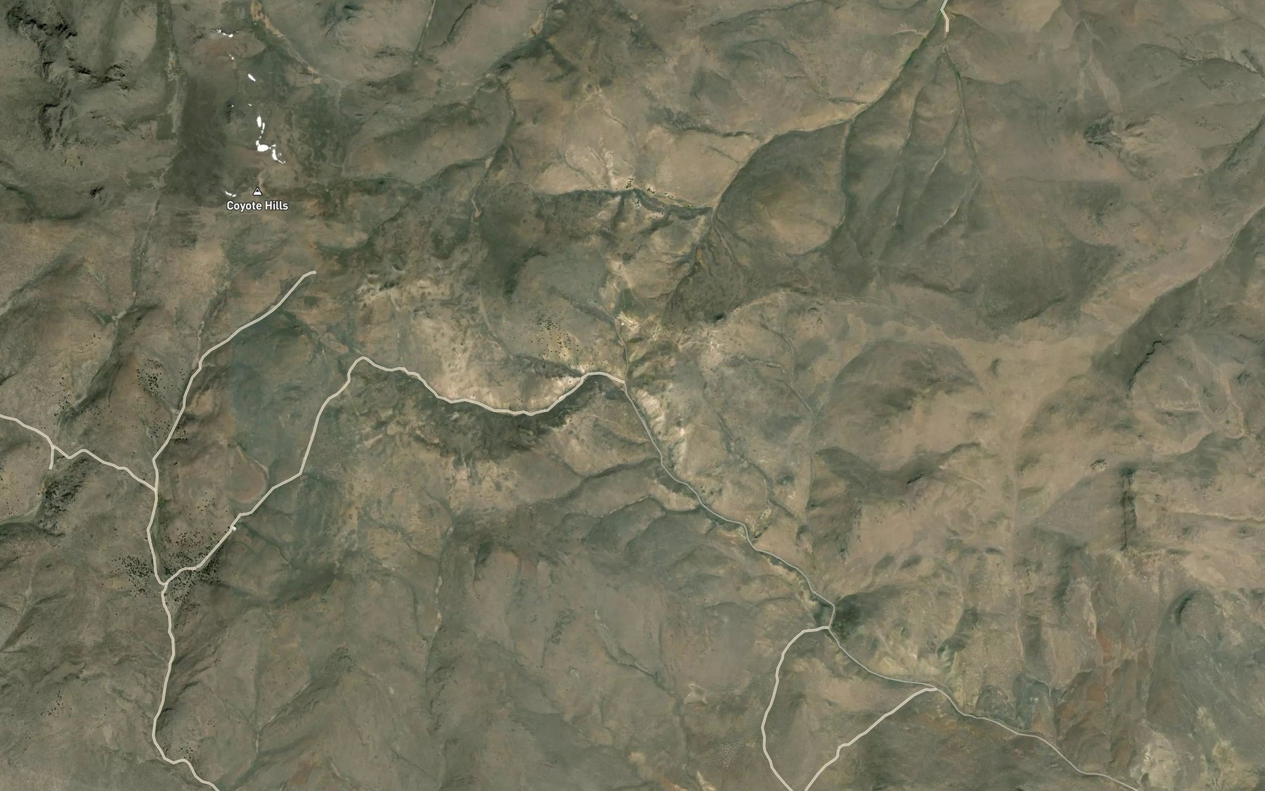 Satellite map of the Mine Draw Spring