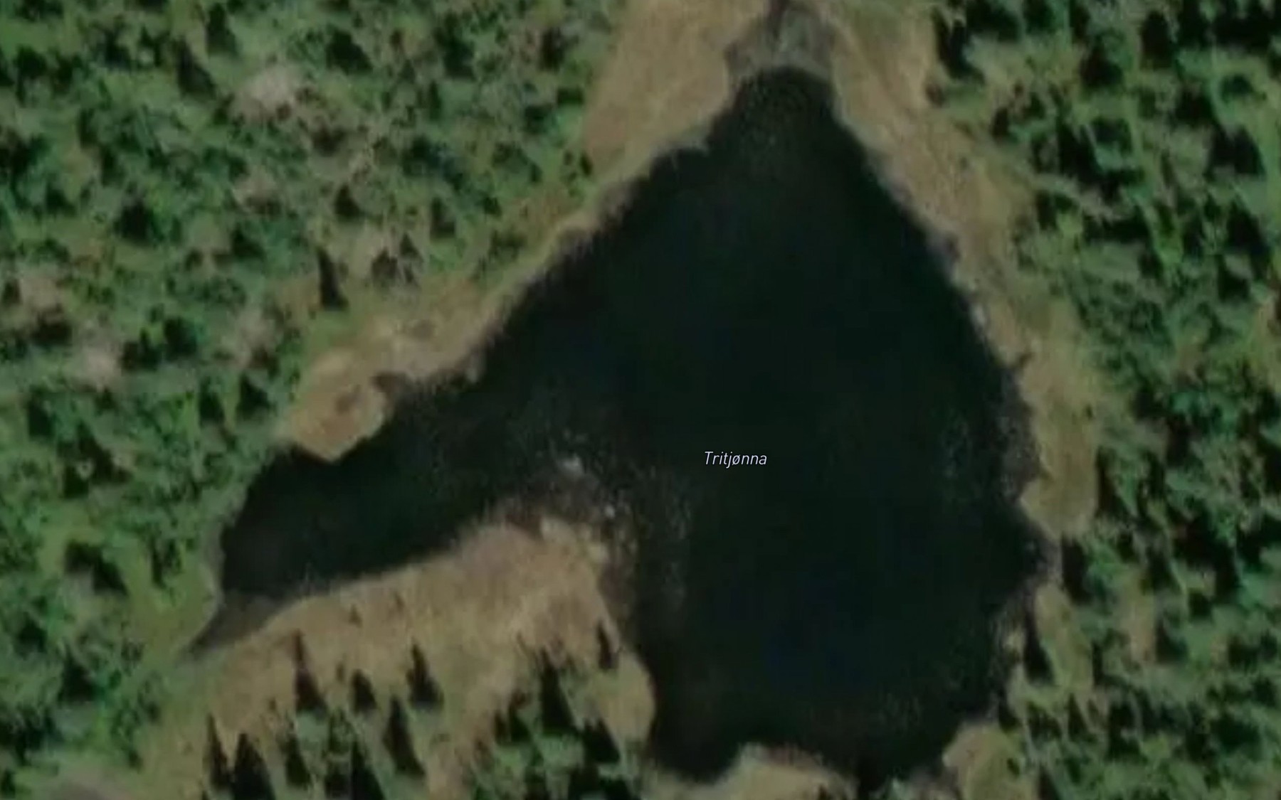 Satellite map of the Tritjonna