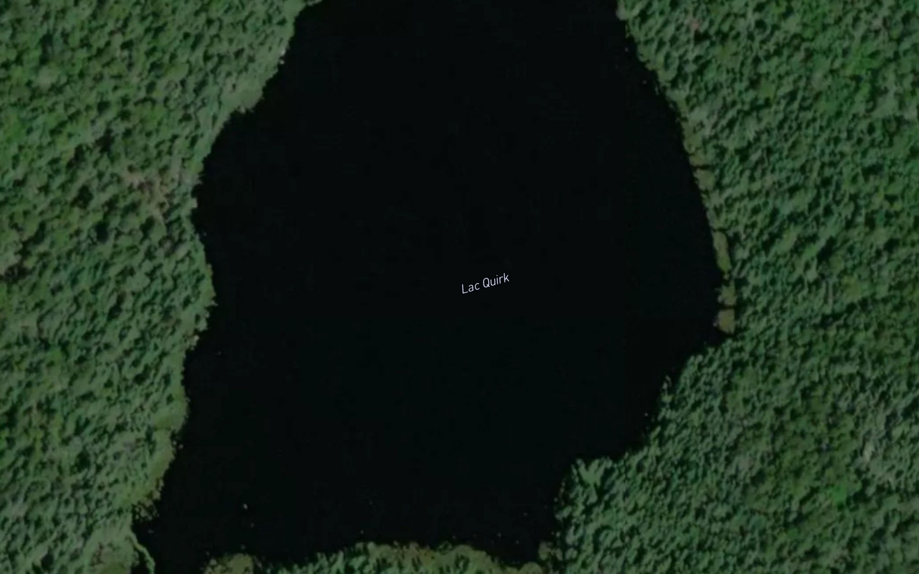 Satellite map of the Lac Quirk