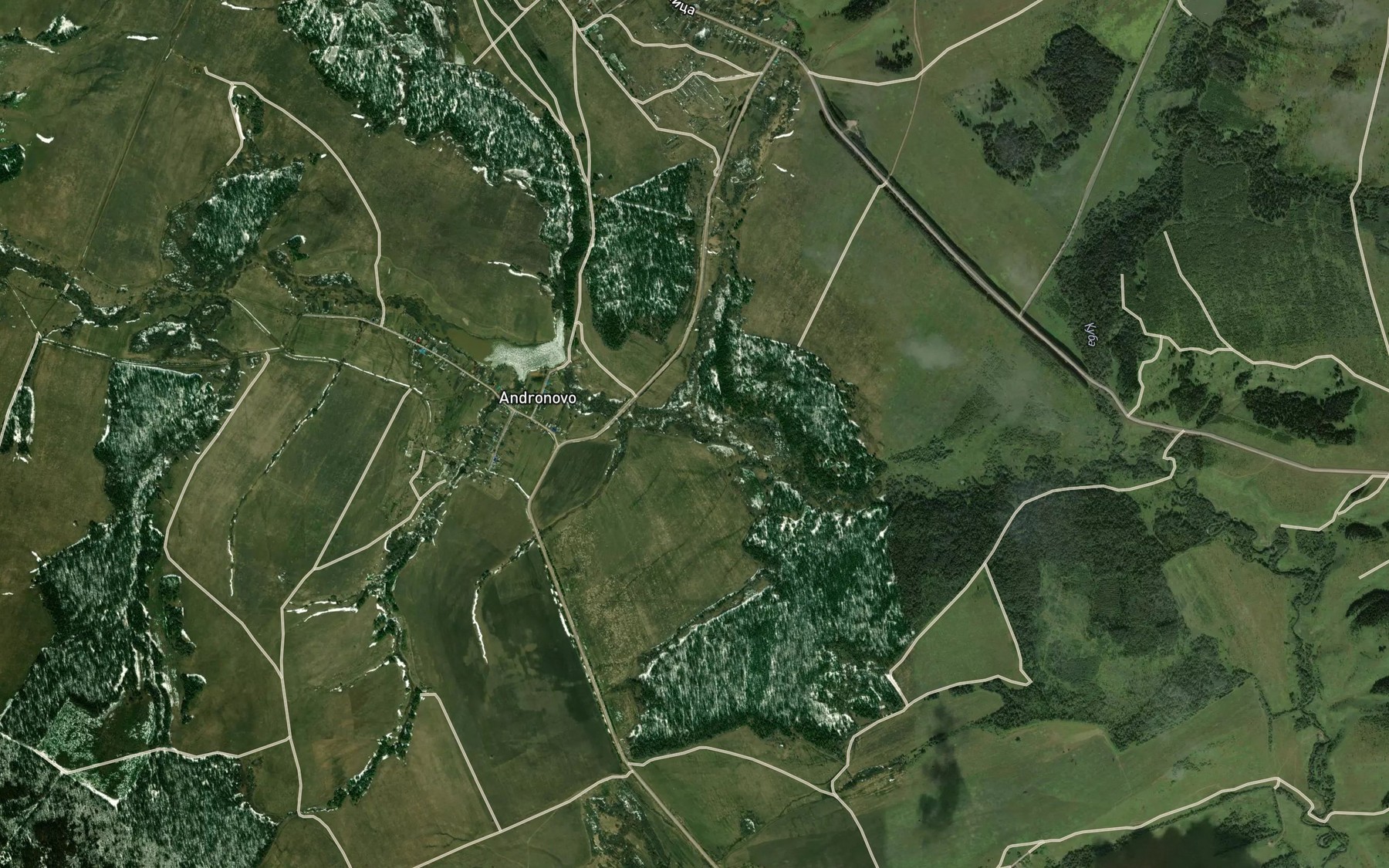 Satellite map of the Bedryazh