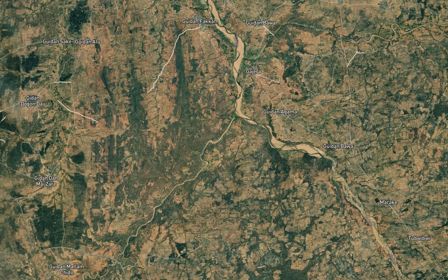 Satellite map of the Duma
