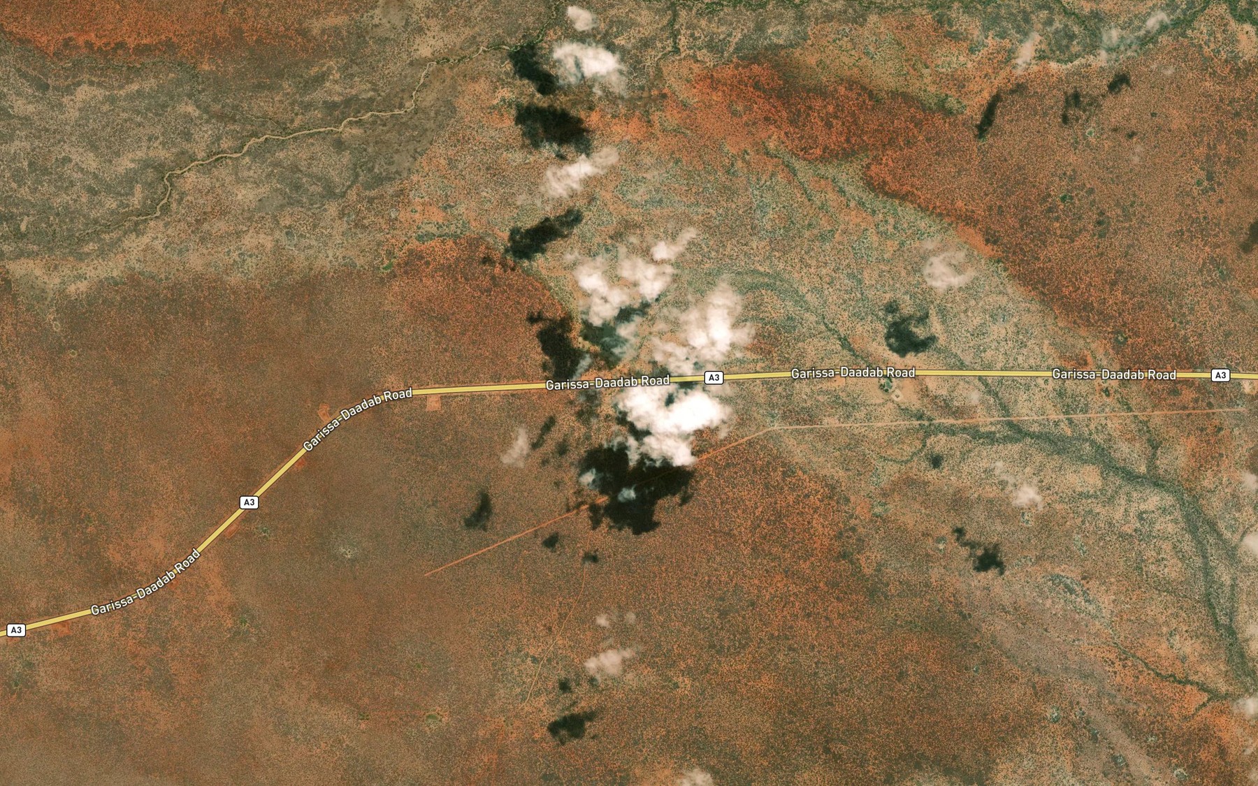 Satellite map of the Ndeyini Pool