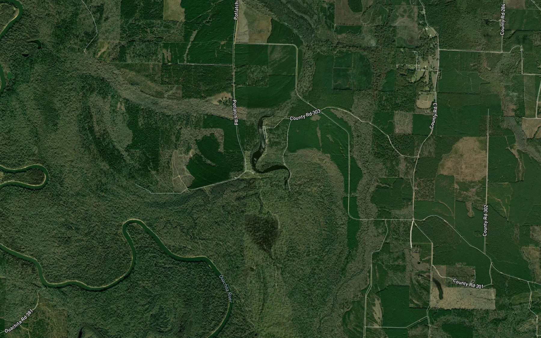 Satellite map of the Big Johnson Lake