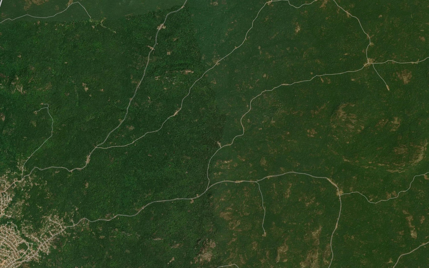 Satellite map of the River Ogburu