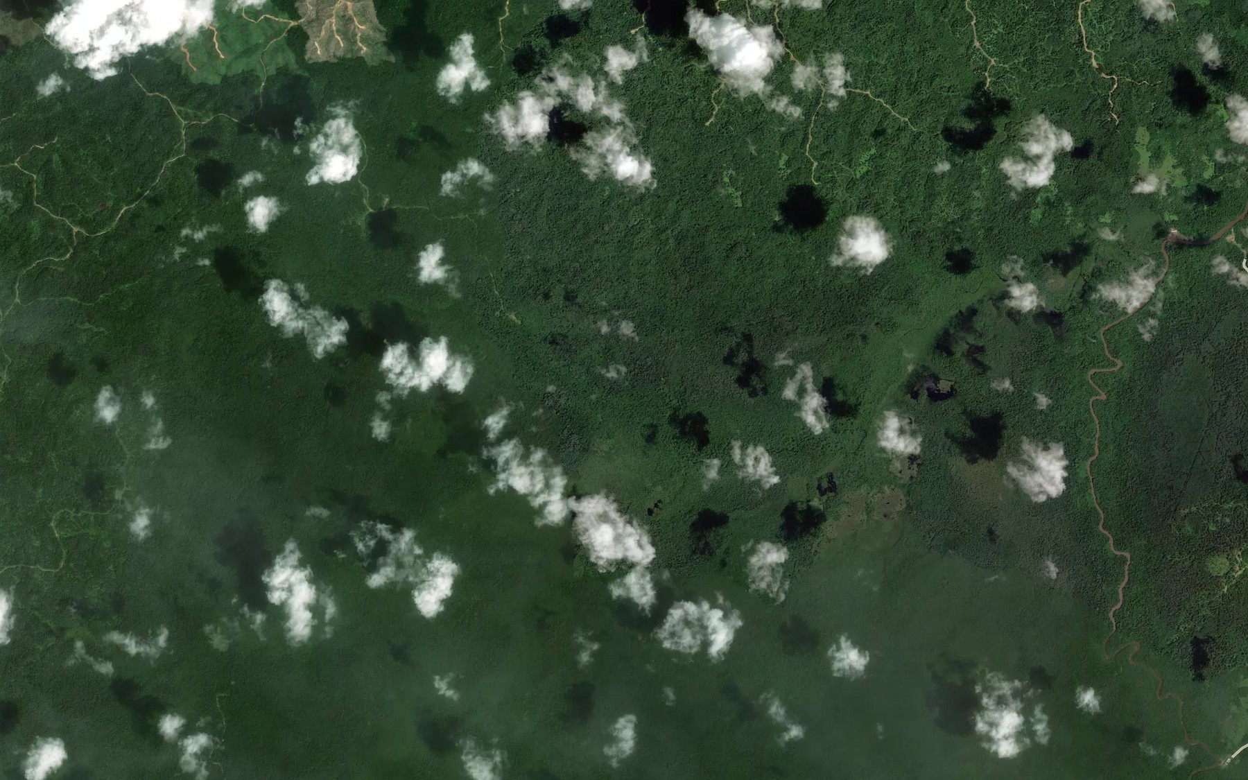 Satellite map of the Sungai Penyelam