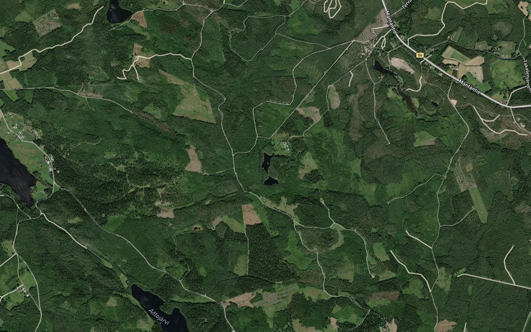 Satellite map of the Salmijarvet