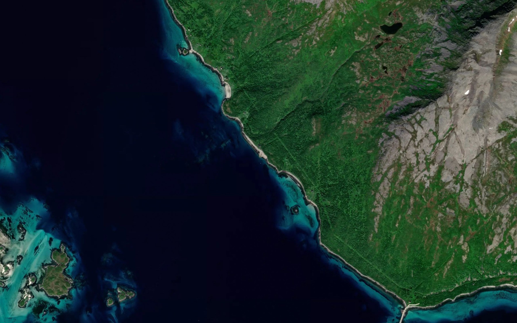Satellite map of the Mollvika