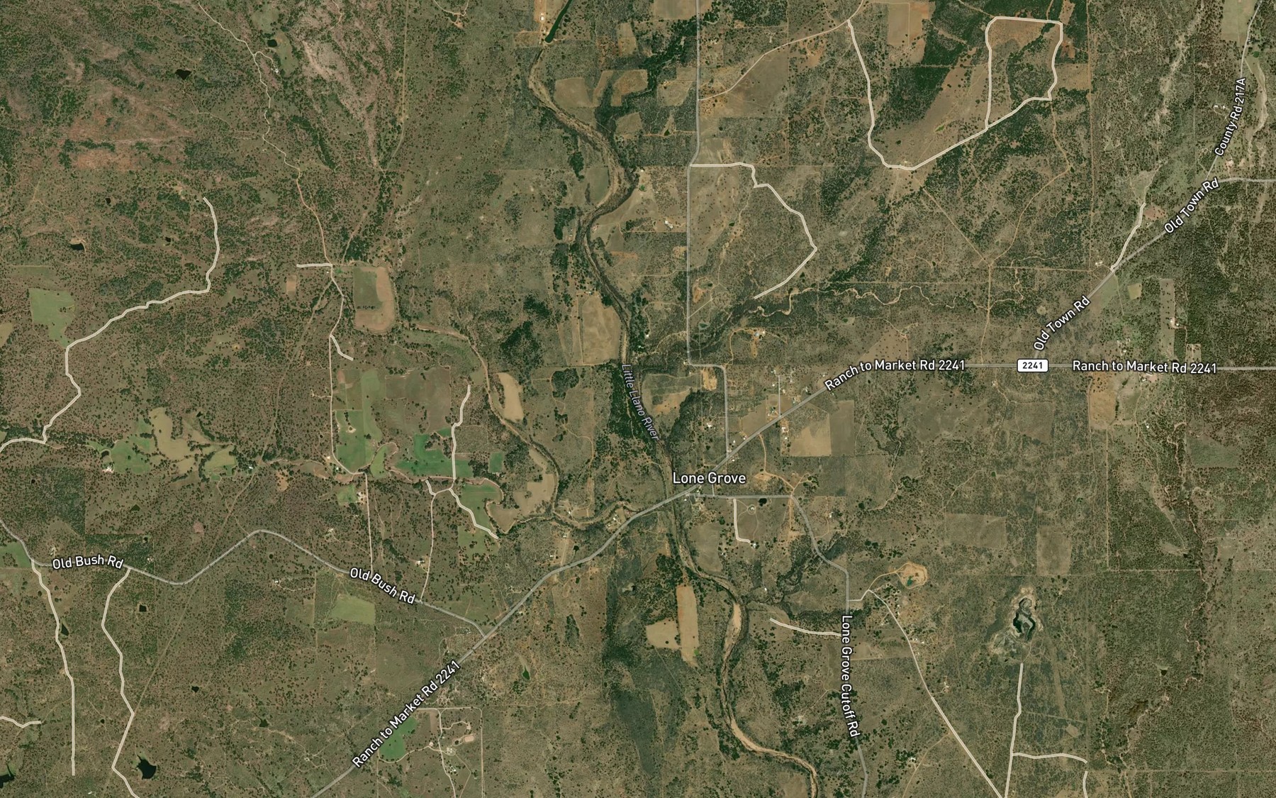 Satellite map of the Board Branch