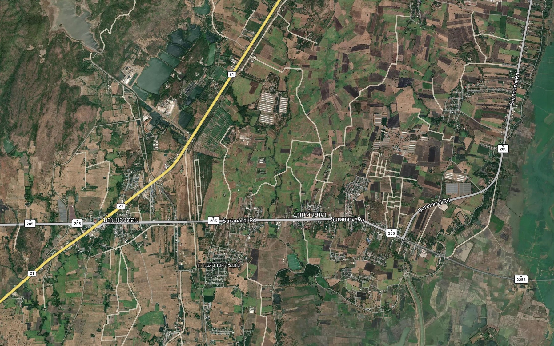 Satellite map of the Ang Kep Nam Ban Huai Na