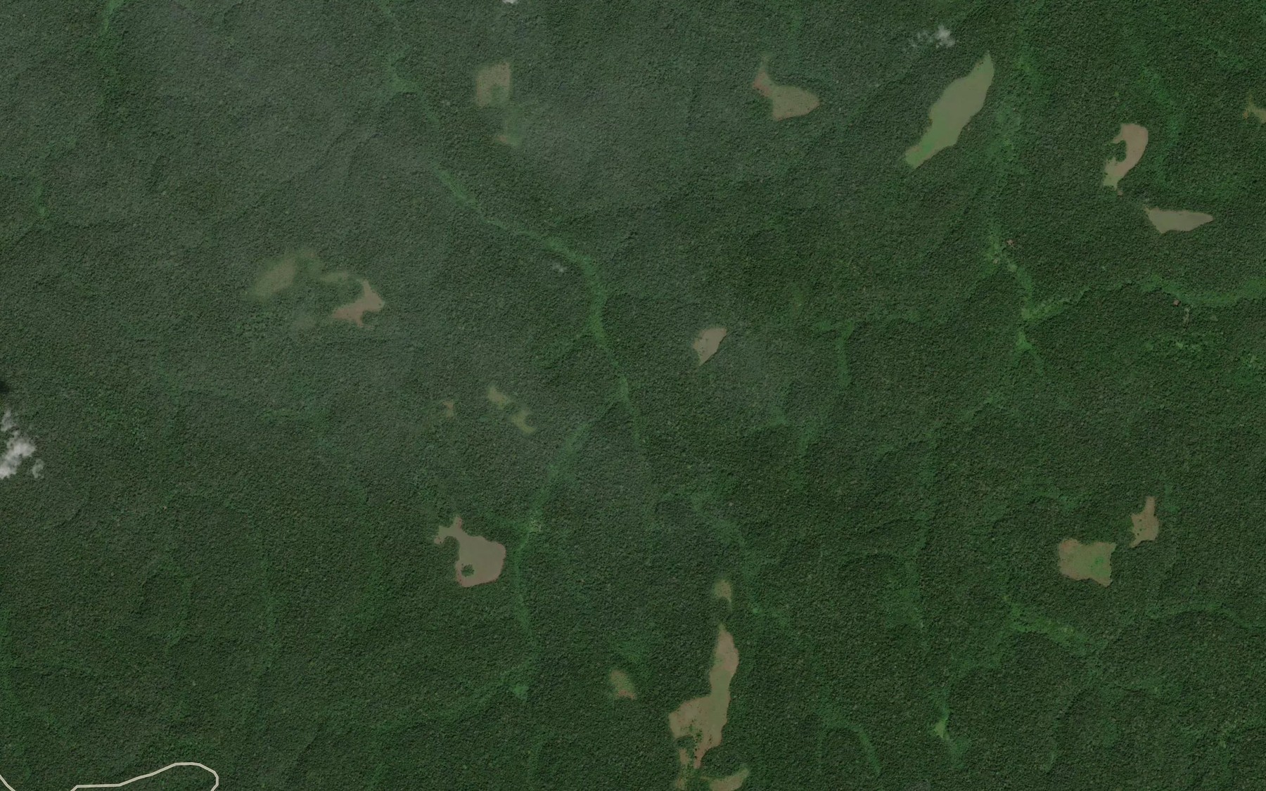 Satellite map of the Ngabili