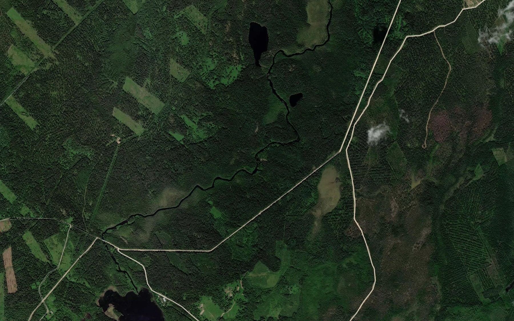 Satellite map of the Porog Sarikoski