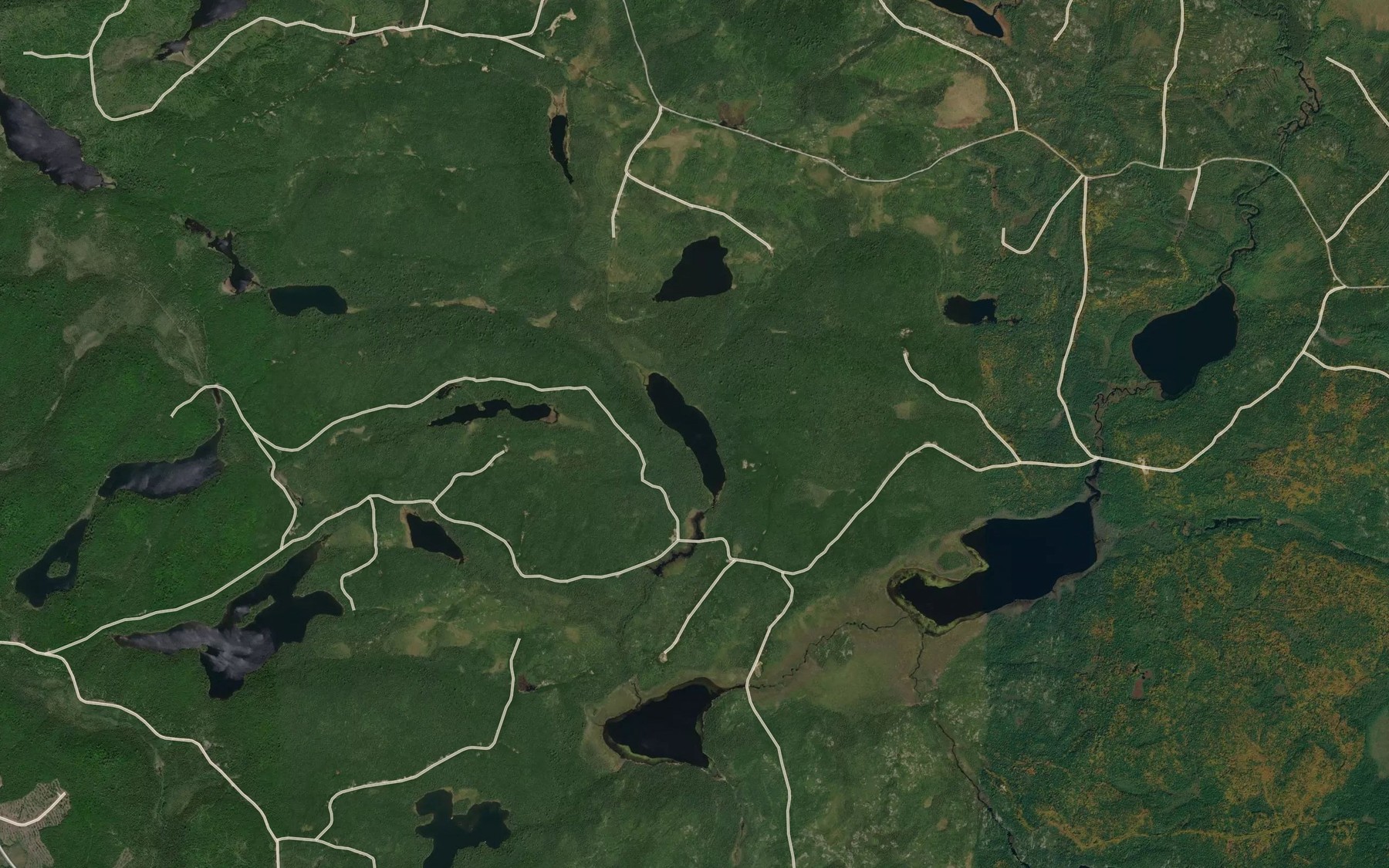 Satellite map of the Lac Bol
